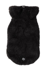 Turtle Teddy Sweater - Black -FINAL SALE NO RETURNS OR EXCHANGES